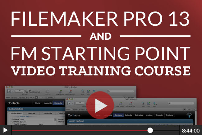 FileMaker Platform 13 Video Course